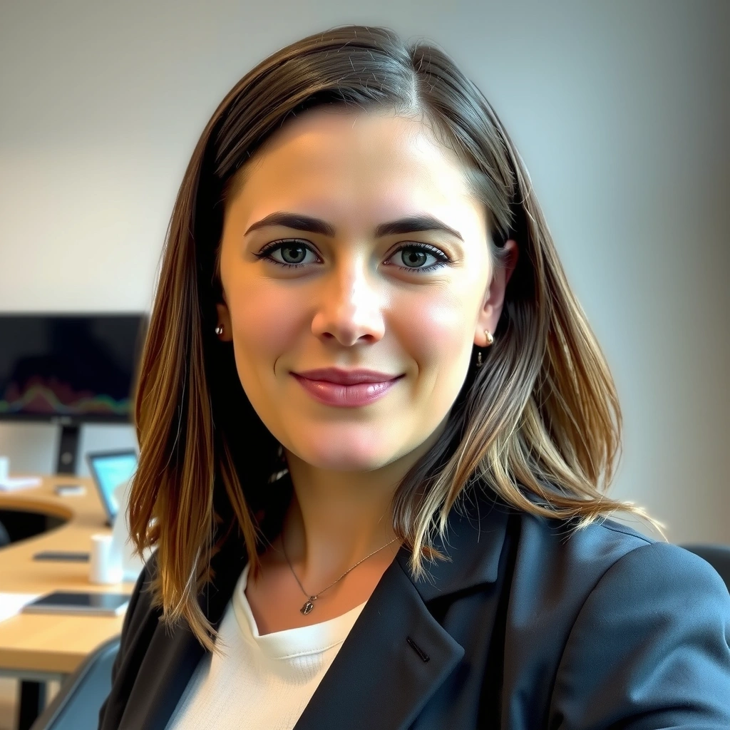 Retrato profesional de la Ing. Elena Soto, Especialista en Ciencia de Datos para la Salud